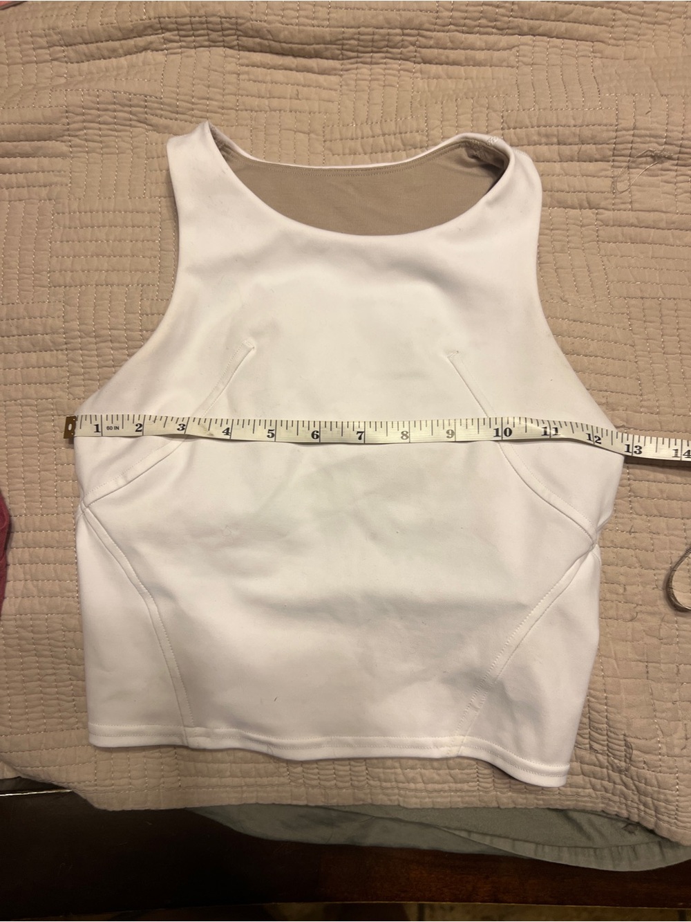lululemon athletica White High-Neck Cropped Tank